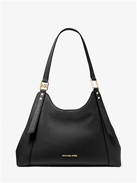 Arlo Large Pebbled Leather Shoulder Bag 